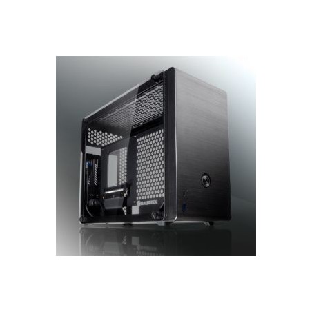 RAIJINTEK OPHION EVO Mini ITX Tower - Sleek Black Design without Power Supply - Perfect for Your Custom Build!